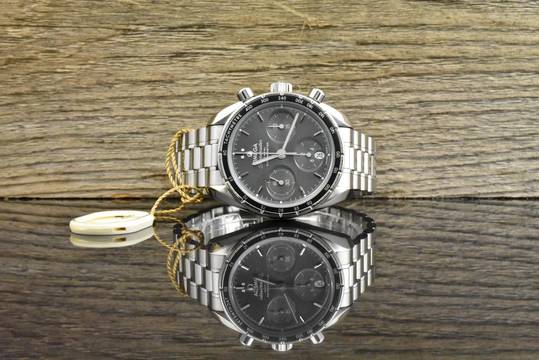 Omega Speedmaster Co-axial Chronograph 38 Gray Dial Full Set 2018 