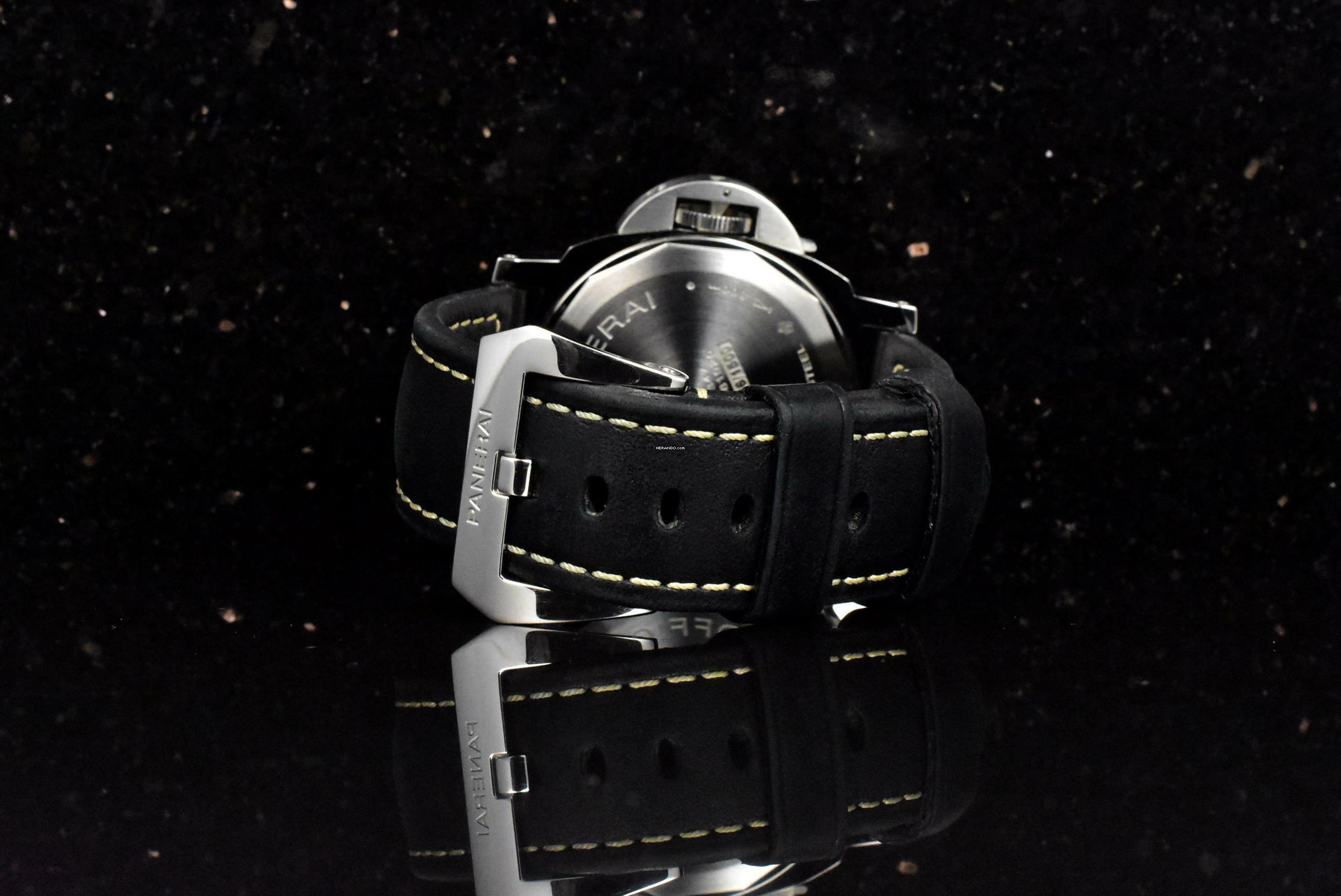 Thumbnail von Panerai Luminor Base 8 Days Giorni / 8 Days PAM00915 unpoliert Stahl 44MM - B&P 2020