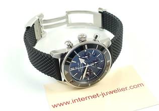 Thumbnail von Breitling Superocean Heritage Chronograph B01 Blue New goods Box+Papers