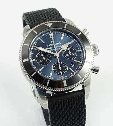  Breitling Superocean Heritage Chronograph B01 Blue New goods Box+Papers 