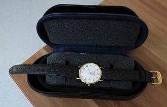 Thumbnail von Longines Présence 18k / 750 Gold Quarz