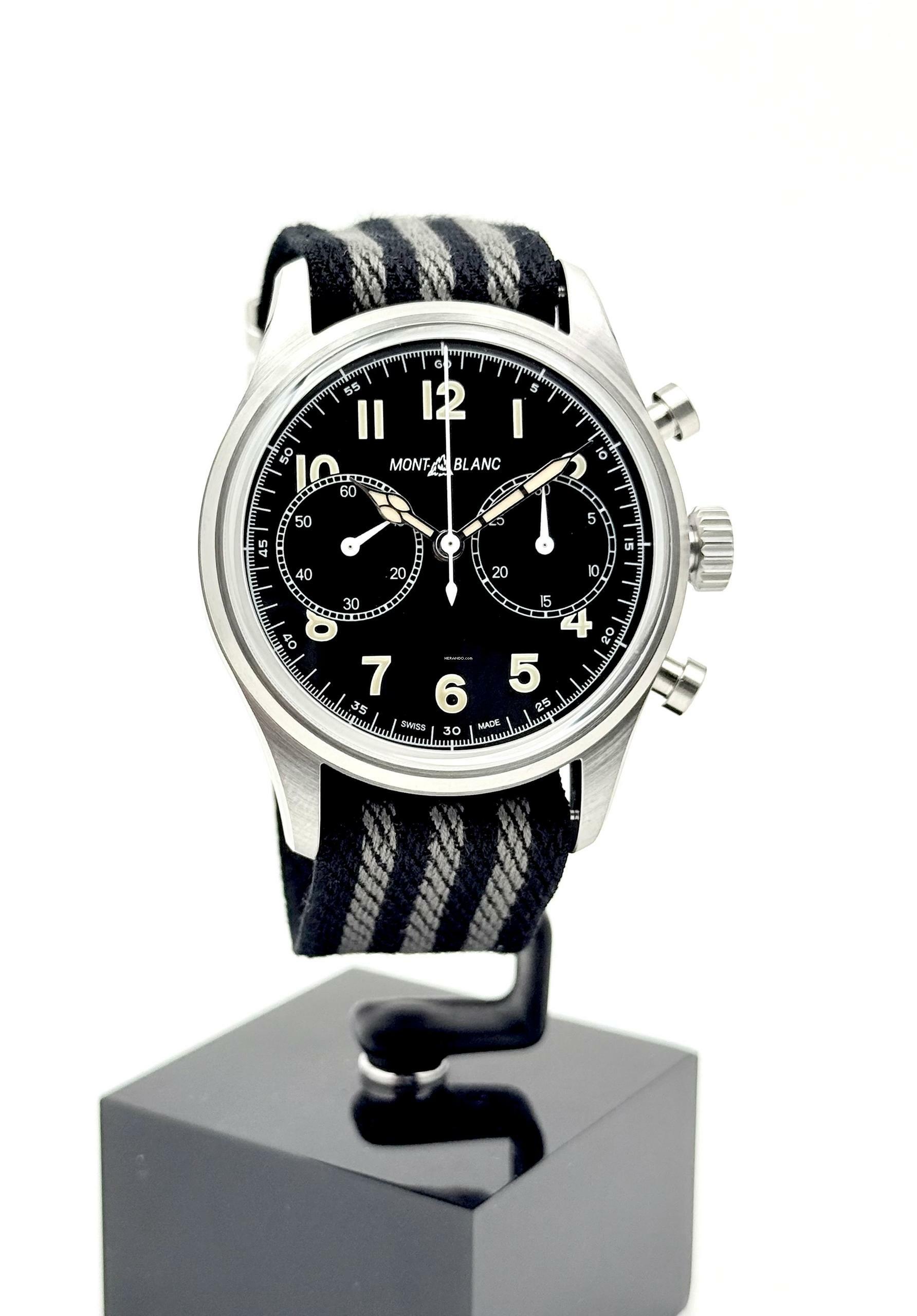  Montblanc 1858 Automatic Chronographe Full Set 2023 Austria 