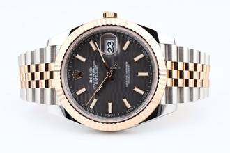 Thumbnail von Rolex Datejust 41 Jubilee 41 Grey Fluted Motif Dial Box+Papers 126331 2023