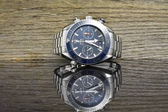 Thumbnail von Omega Seamaster Planet Ocean Chronograph Co-Axial 45.5 Master Chronometer Blue Keramik B&P 2016