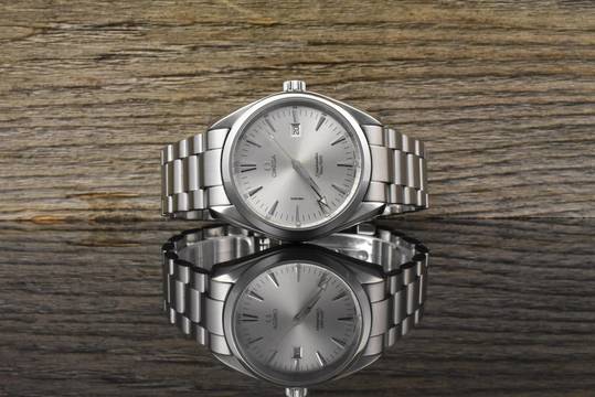  Omega Seamaster Aqua Terra 2517.30 Quarz Silver Dial Vintage 2005 