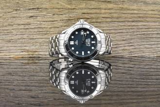 Thumbnail von Omega Seamaster Diver 300 M 41MM Automatic Blue / Gray Dial - Vintage 1998