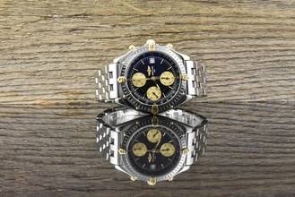 Thumbnail von Breitling Chronomat A13050.1 Service Stahl / Gold - Vintage Full Set 1999