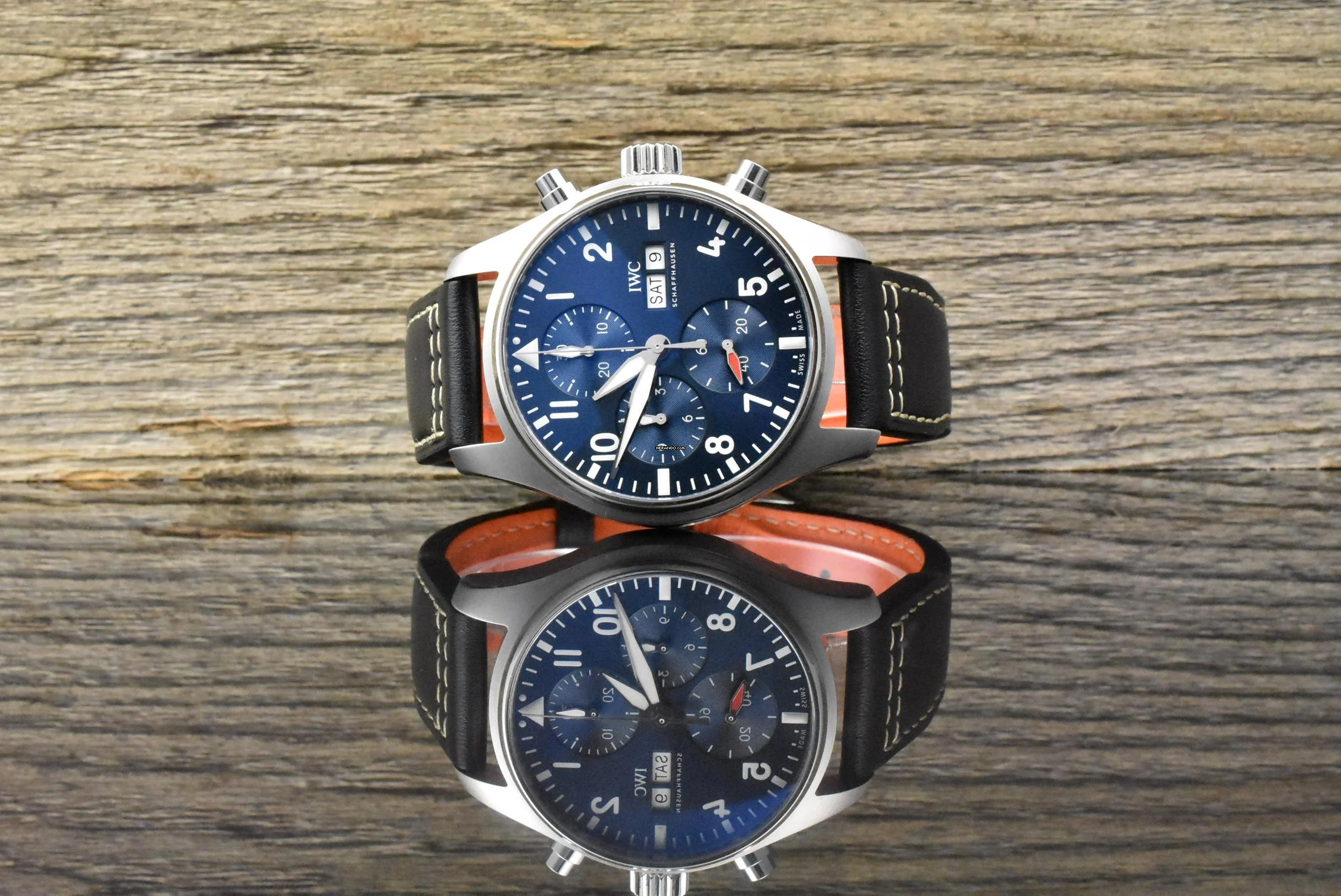 IWC Fliegeruhr Chronograph Pilot Chronograph Pilot's Watch 41MM Blue Automatik Full Set 2021