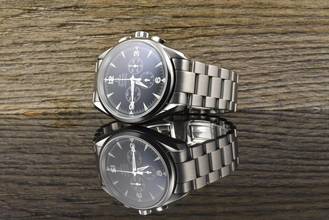 Thumbnail von Omega Seamaster Railmaster Aqua Terra 150M Railmaster Chronograph Black Dial - Full Set 2018