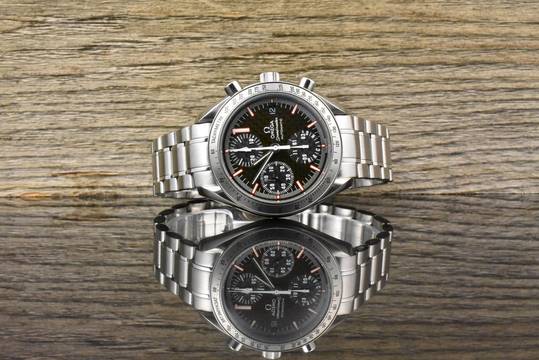  Omega Speedmaster Racing Date 39 Limited Michael Schumacher 3519.50 Carbon Dial Full Set 