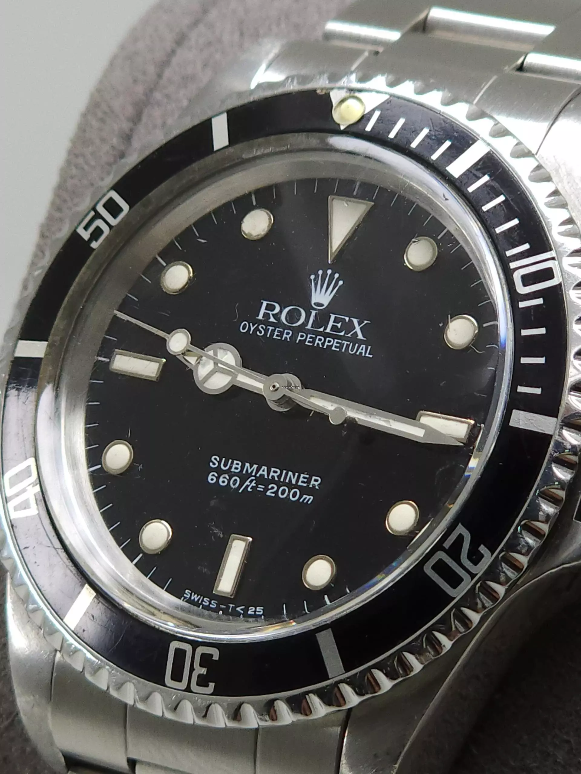  Rolex Submariner (No Date) Glossy Tritium Dial 