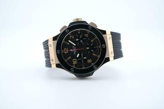 Thumbnail von Hublot Big Bang 44 mm Rose Gold Ceramic Bezel Black Dial - With Additional Rose Gold Bracelet - With Box 301.PB.131.RX