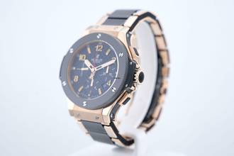 Thumbnail von Hublot Big Bang 44 mm Rose Gold Ceramic Bezel Black Dial - With Additional Rose Gold Bracelet - With Box 301.PB.131.RX