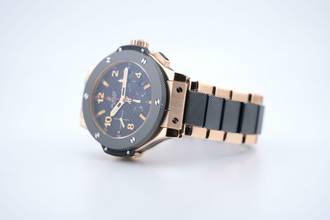 Thumbnail von Hublot Big Bang 44 mm Rose Gold Ceramic Bezel Black Dial - With Additional Rose Gold Bracelet - With Box 301.PB.131.RX