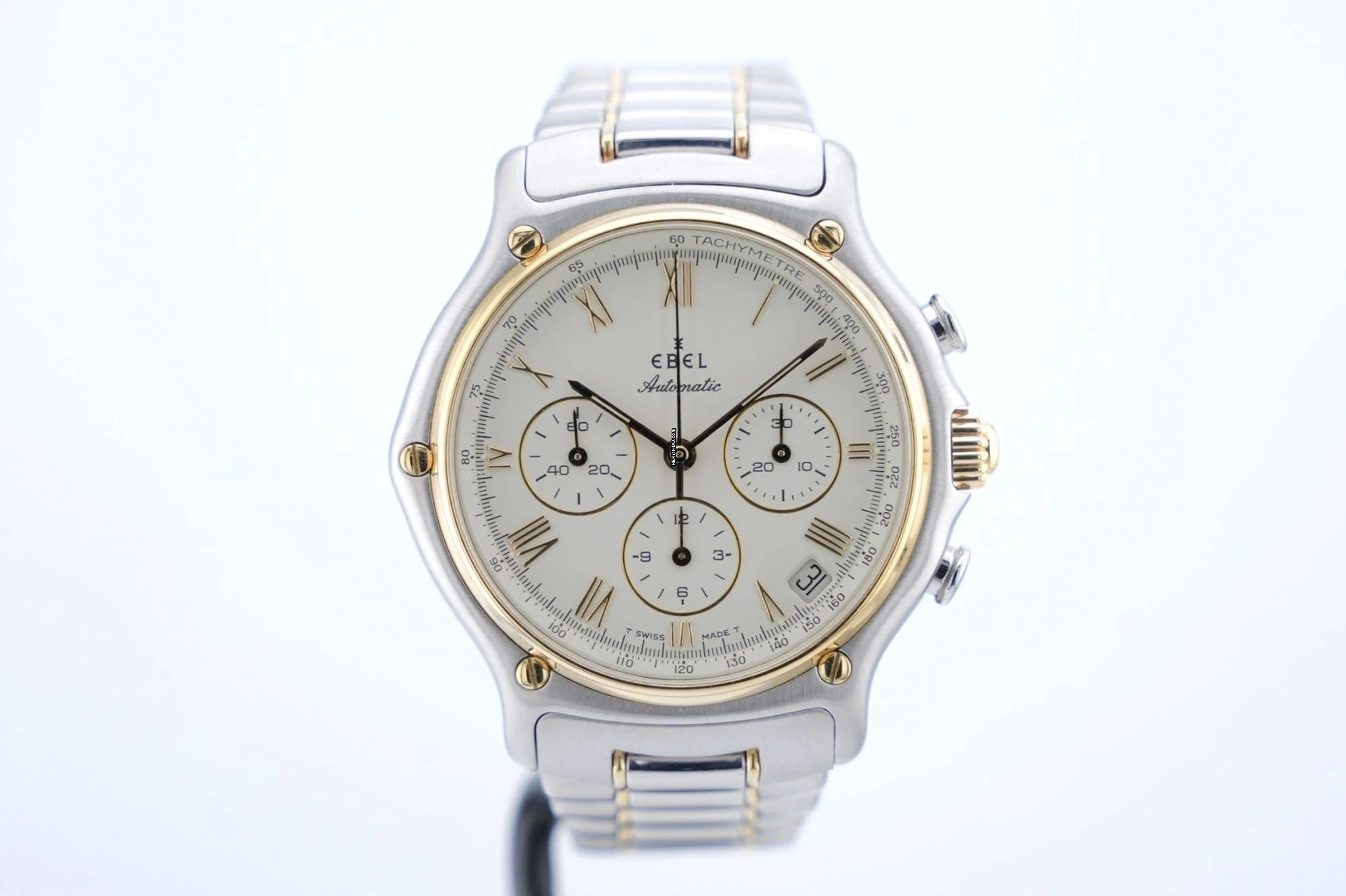  Ebel 1911 Chronograph - 39mm - With Box - Extra Black Dial - 24 Months Warranty - 1134901 