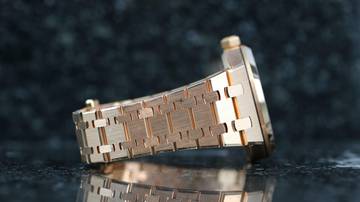 Thumbnail von Audemars Piguet Royal Oak Lady Rosé Lady - Factory Diamond - Silver - like New - Fullset