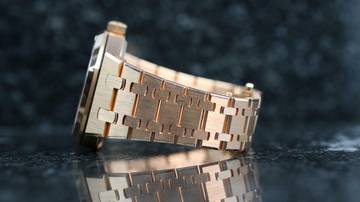 Thumbnail von Audemars Piguet Royal Oak Lady Rosé Lady - Factory Diamond - Silver - like New - Fullset