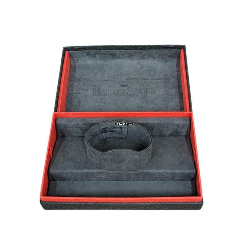 Thumbnail von Meistersinger Edition Black One Automatik Herrenuhr - Schwarz mit Gelb ED-PR-BLACK ONE