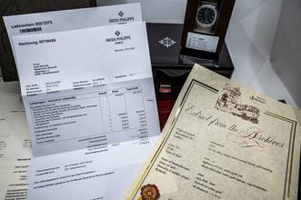 Thumbnail von Patek Philippe Nautilus Jumbo | 5713/1G | Whitegold | Diamond Bezel | sealed