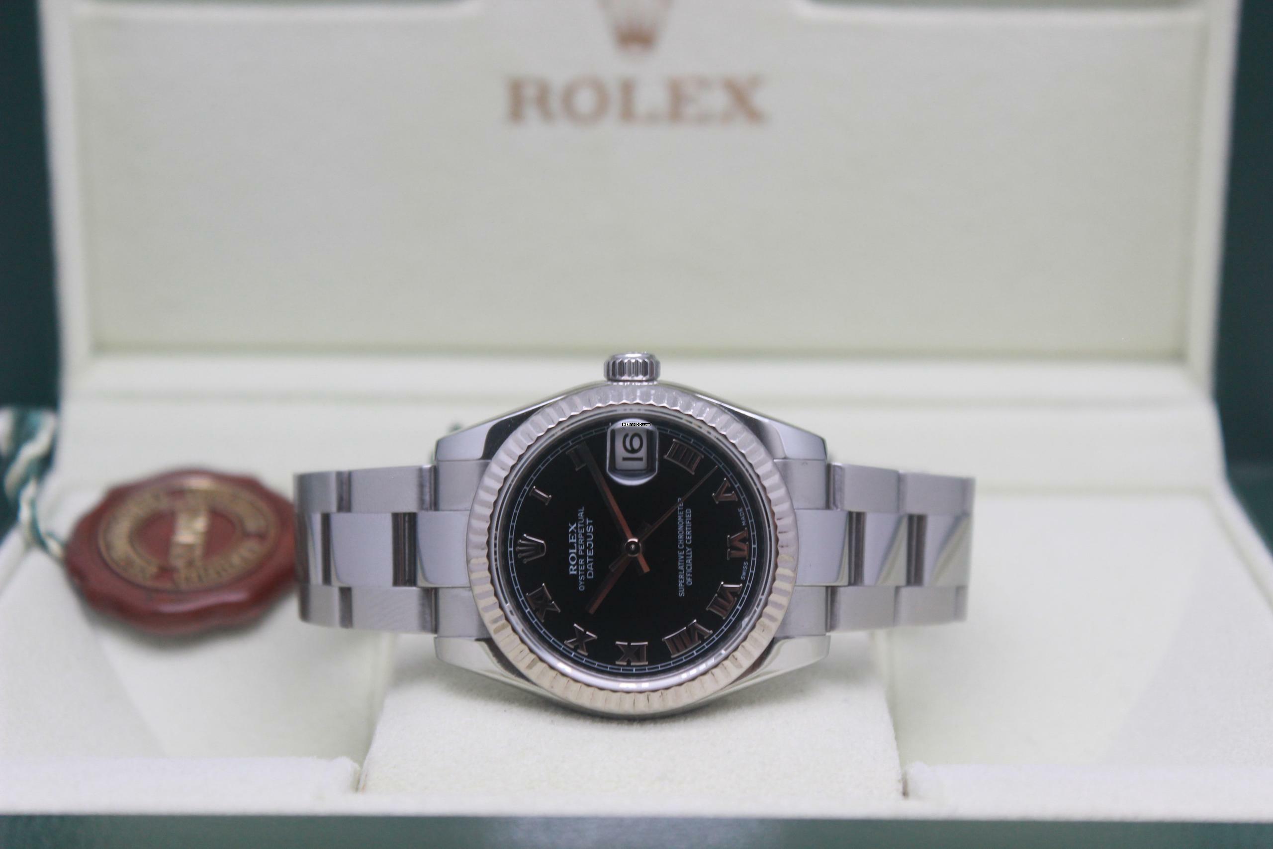 Thumbnail von Rolex Datejust 31 178274 Full Set 2008