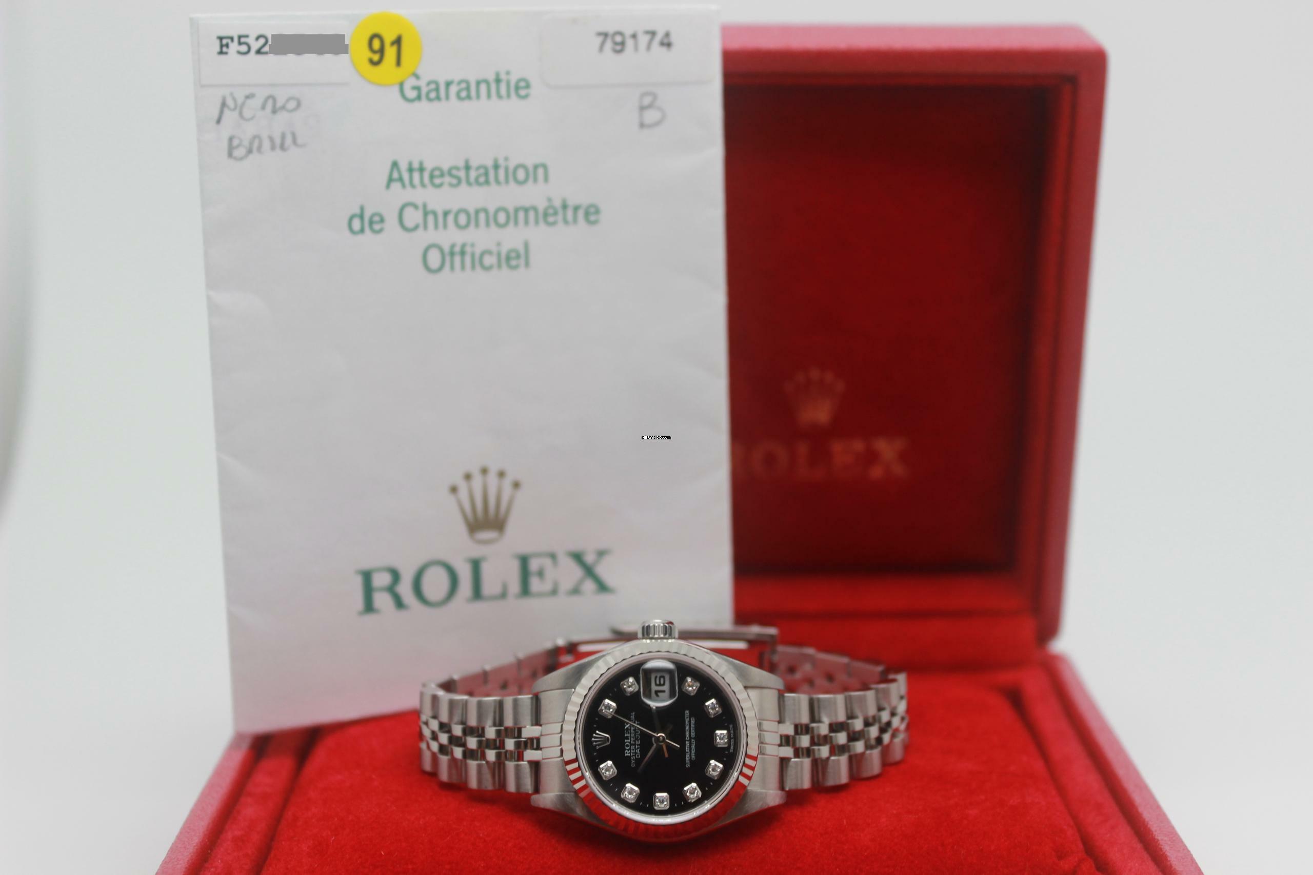 Thumbnail von Rolex Lady-Datejust 79174 Full Set