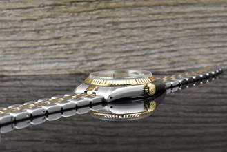 Thumbnail von Tudor Prince Date Day 76213 Gold Linen Diamond Dial Automatik