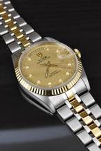 Thumbnail von Tudor Prince Date Day 76213 Gold Linen Diamond Dial Automatik