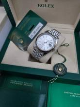 Thumbnail von Rolex Datejust 41 41mm 126334 Silver dial Jubilee Very Good Full Set 9-2024