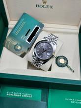 Thumbnail von Rolex Datejust 41 41mm 126300 Rhodium/Grey dial Jubilee Bracelet Unworn Condition Full Set 9-2025