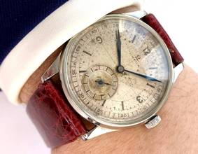 Thumbnail von Omega Classic Sector Dial Oversize Jumbo 37mm Serviced 26.5 sob ck 859 Vintage ck859