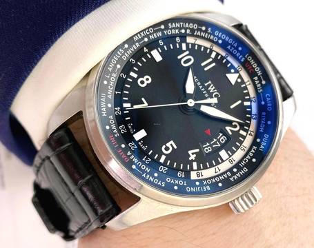  IWC Fliegeruhr Worldtimer Automatik PAPIERE ref IW326201 IW326201 