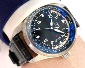 Thumbnail von IWC Fliegeruhr Worldtimer Automatik PAPIERE ref IW326201 IW326201