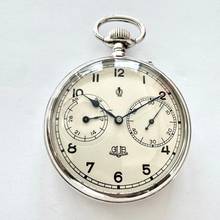 Thumbnail von GUB Glashütte Taschenuhr B-Uhr Marine-Beobachtungsuhr 900/000 Silber