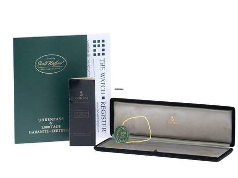  Corum Classic Ultra Thin Vintage 18kt Ref.5329-1 1963 Full Set sehr gut Vintage 