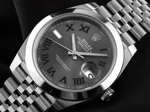  Rolex Datejust 41 Wimbledon Ref.126300 2025 Full Set Ungetragen 