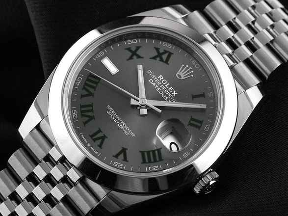  Rolex Datejust 41 Wimbledon Ref.126300 2025 Full Set Ungetragen 