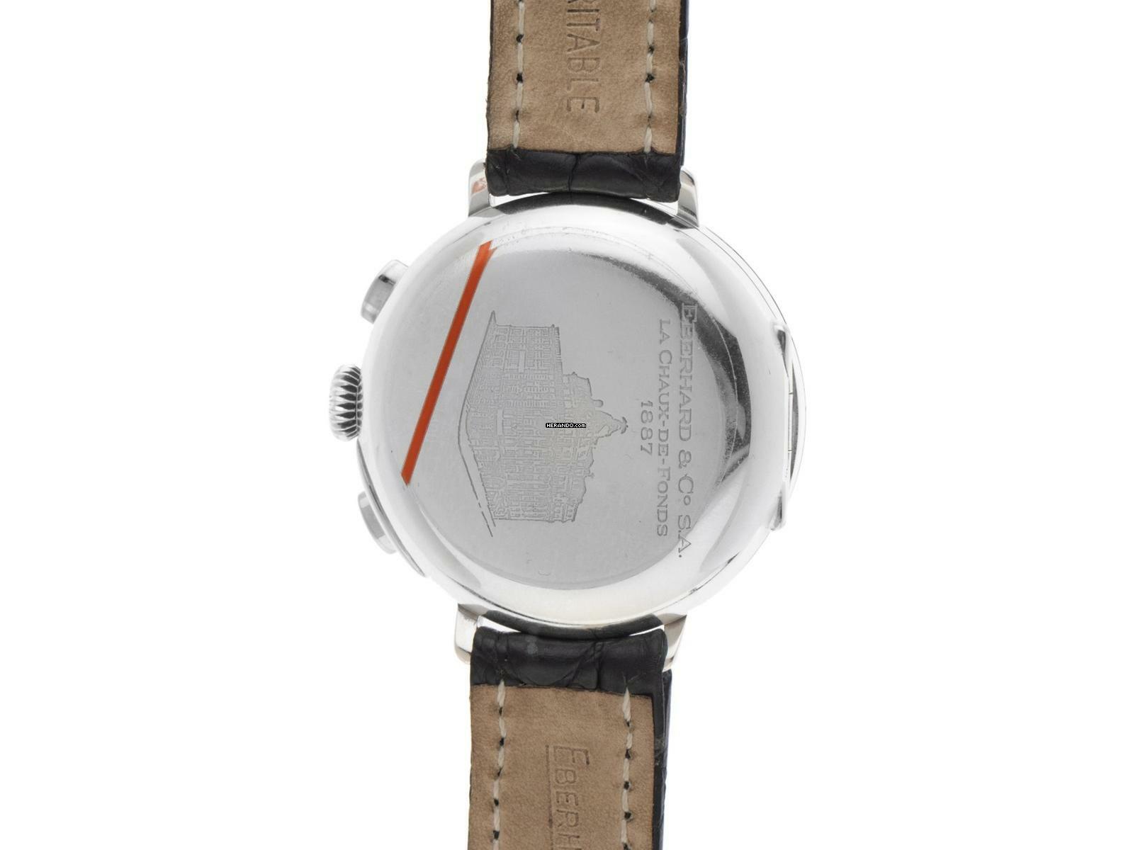 Thumbnail von Eberhard & Co. Eberhard-Chronographe 14 1985 Full Set sehr gut Vintage