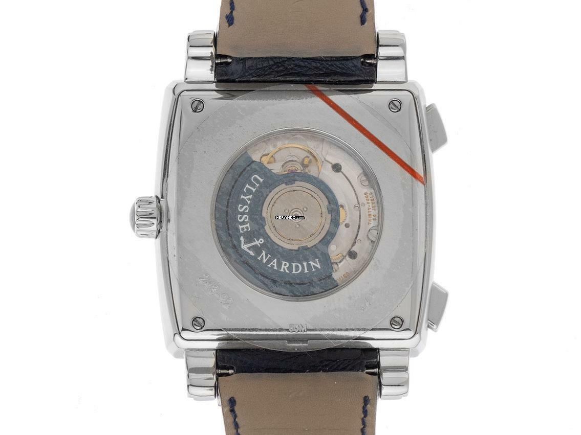 Thumbnail von Ulysse Nardin Quadrato Dual Time GMT Ref.243-92 2006 Full Set wie Neu Vintage