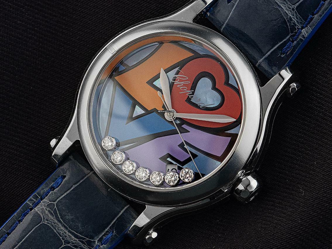 Thumbnail von Chopard Happy Sport Diamanten Ref.278559-3020 2025 Full Set Ungetragen