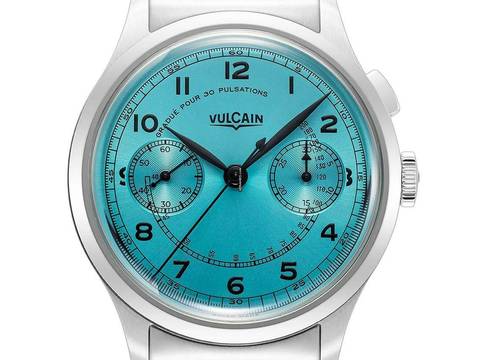  Vulcain Monopusher Heritage Chronograph Ref.650167A38.BHM288 2025 Full Set Neu 