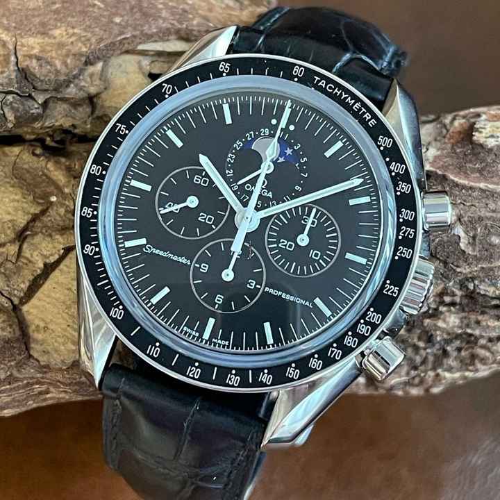  Omega Speedmaster Moonwatch - Datum-Mondphase - FULLSET 2024 - Ref. 38765031 