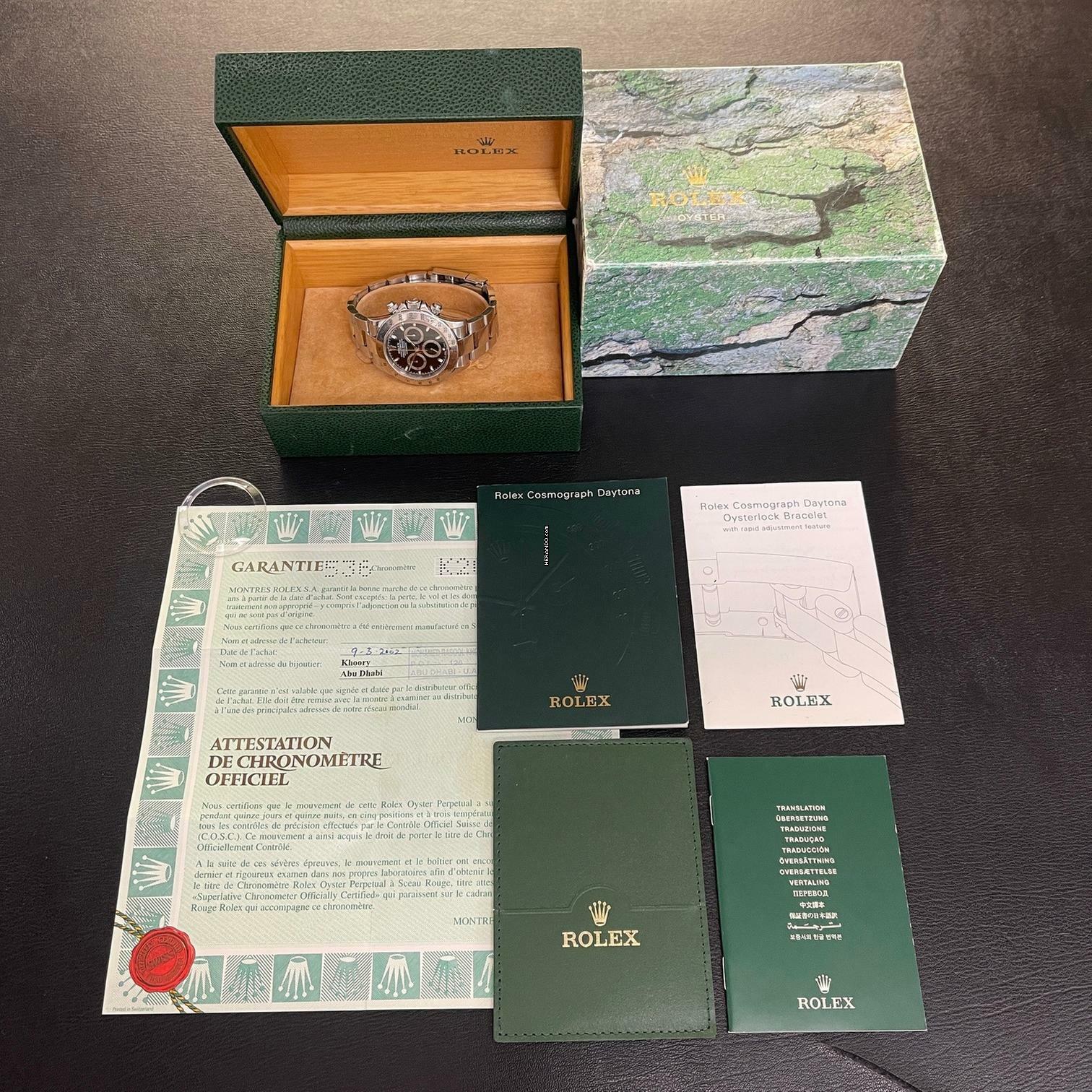 Thumbnail von Rolex Daytona FULL-SET 2002 - Ref. 116520