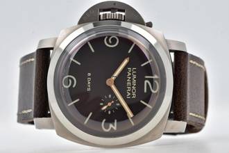 Thumbnail von Panerai Luminor 1950 Left-Handed 8 Days Titanio PAM 368 LE Limited PAM00368