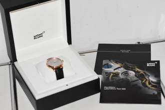 Thumbnail von Montblanc Heritage Chronométrie 18k Rose Gold Silver Dial 114869