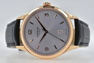Thumbnail von Montblanc Heritage Chronométrie 18k Rose Gold Silver Dial 114869