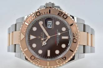 Thumbnail von Rolex Yacht-Master 40 18k Rose Gold Stainless Steel Brown Dial 126621