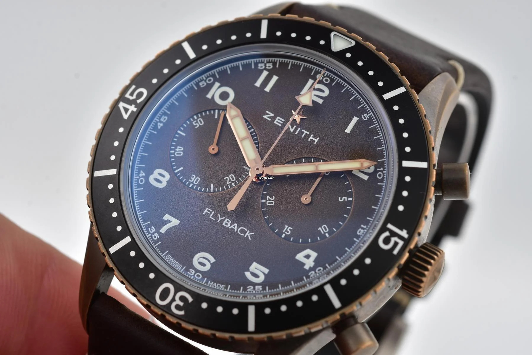 Thumbnail von Zenith Cronometro Tipo Cp-2 Flyback 29.2240.405 Bronze Brown Dial