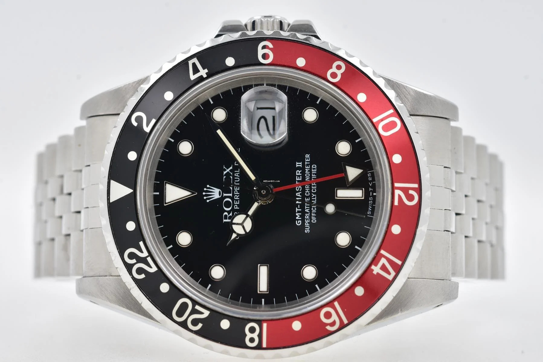  Rolex GMT-Master II Fat Lady 16760 Jubilee Bracelet 