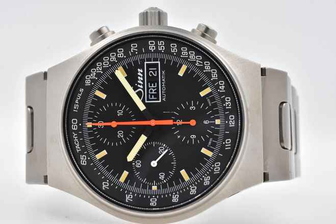  Sinn 144 Ti Chronograph Titan Titanium Vintage Tritium 