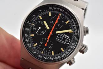 Thumbnail von Sinn 144 Ti Chronograph Titan Titanium Vintage Tritium
